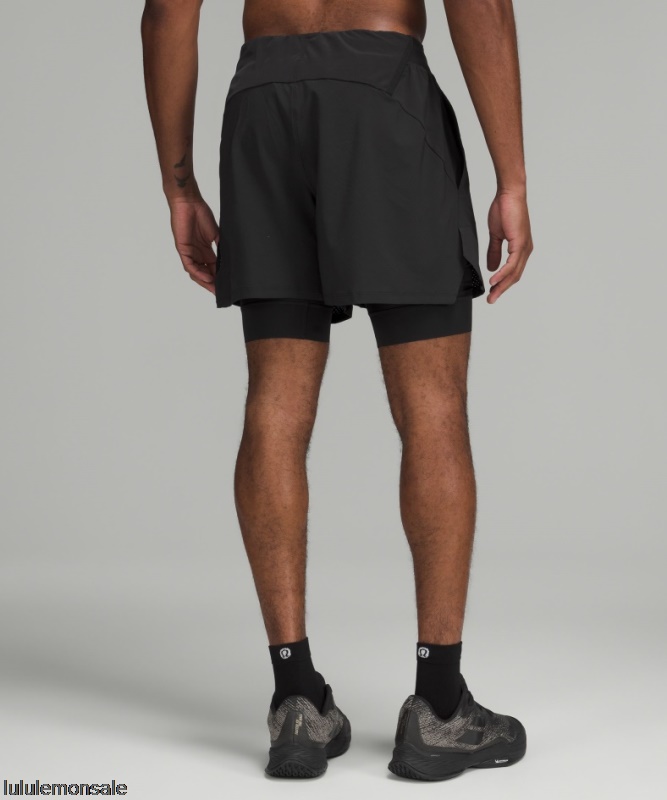Lululemon Deutschland DELULU830 | Schwarz Belüftete Tennisshorts Nur Online